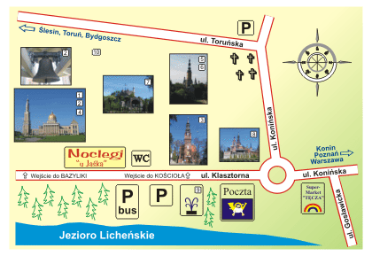 Licheń - mapa